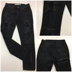 LOVERS + FRIENDS Distressed Large Rips Jeans